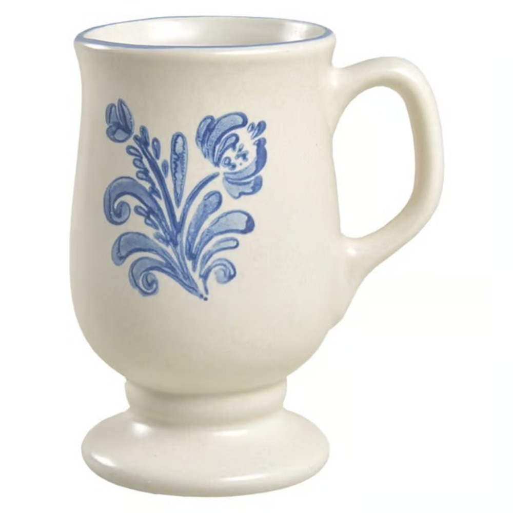 Vintage Pfaltzgraff Yorktowne‎ Pedestal Footed Coffee Mugs
